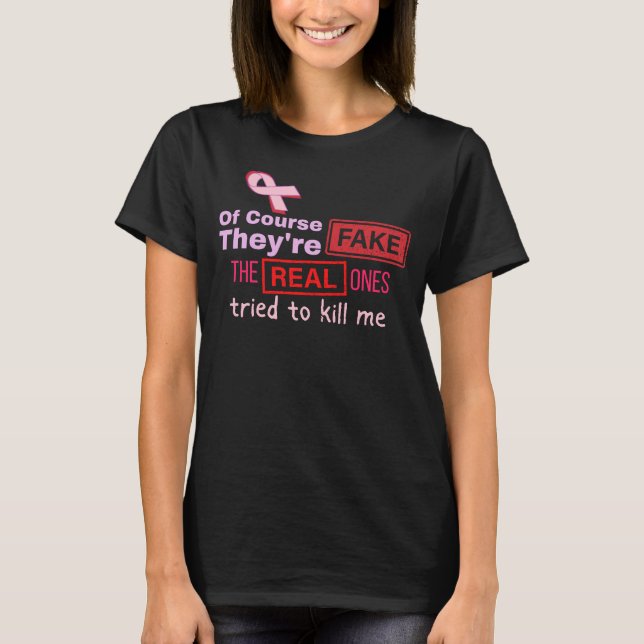 Camiseta Por supuesto que son falsos, verdaderos intentos d (Anverso)