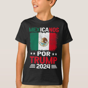 Camiseta Por Trump 2024 Pro Trump Gift - Mexicanos Por Trum