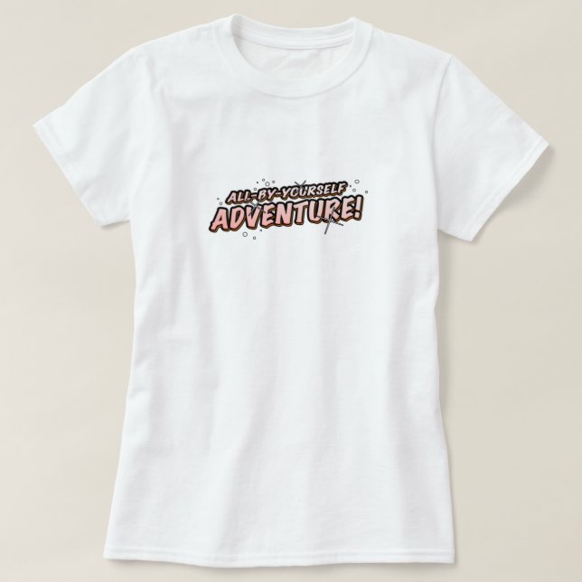 Camiseta ¡Por tu propia aventura! (Diseño del anverso)