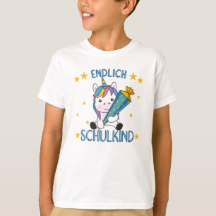 Camiseta Por último, escolar de Unicorn School Bag School