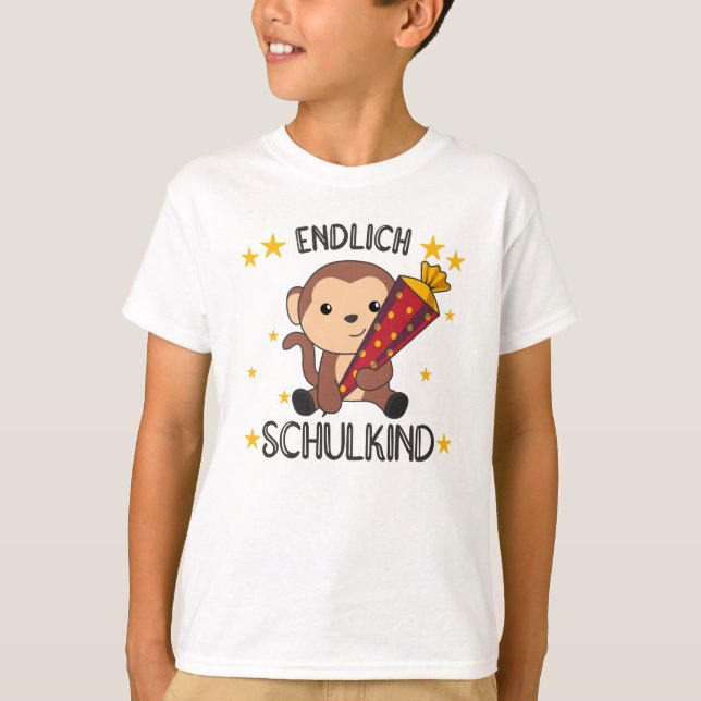 Camiseta Por último, la escuela de monos Bag Rock The (Anverso)