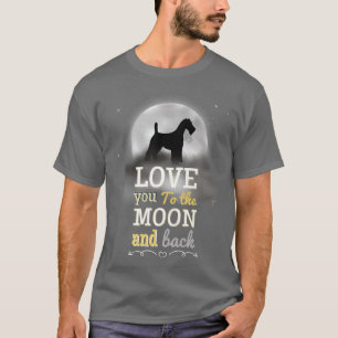 Camiseta Por Un Perro Más Terrible Amor A La Luna