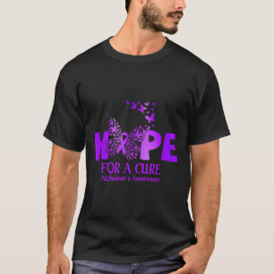 Camiseta Por Una Cura Para La Ropa De Guerrero De Alzheimer