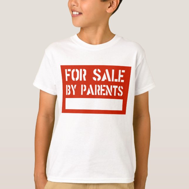 Camiseta Por venta de padres (Anverso)