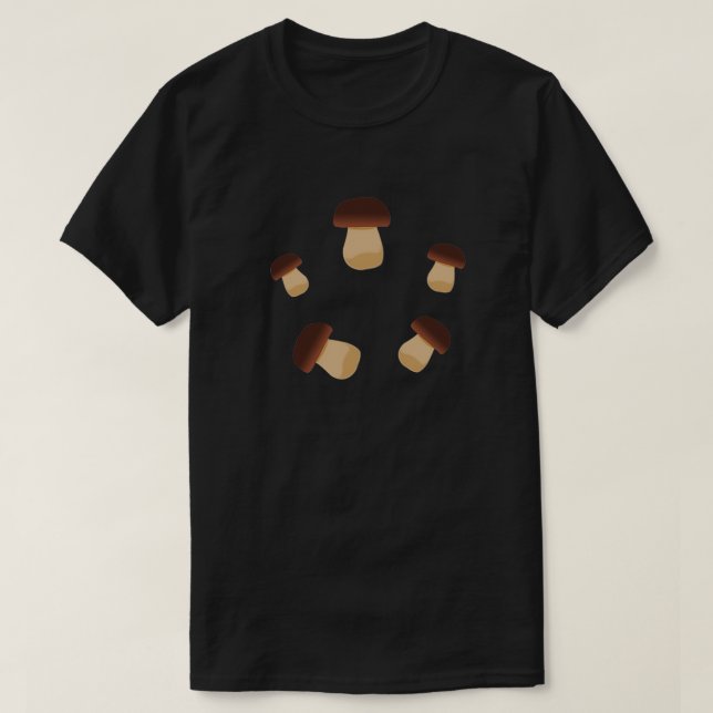 Camiseta Porcini Boletus edulis Mushrooms (Diseño del anverso)