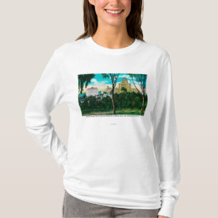 Camiseta Porción del horizonte de San Diego que muestra el