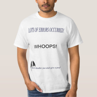 Camiseta Porciones y porciones de error