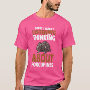 Camiseta Porcupine Animals Divertidos Roedores