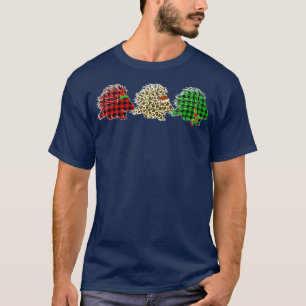 Camiseta Porcupine Christmas Tree ilumina divertidos animal