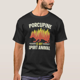 Camiseta Porcupine Es Mi Espíritu Animal Rodent Prrapis Ani