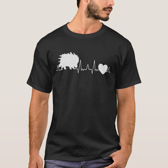 Camiseta Porcupine Heartbeat 1 (Anverso)