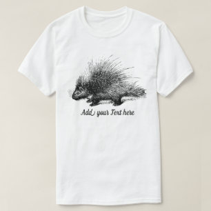 Camiseta Porcupine Ilustracion personalizable Mens T-Shirt