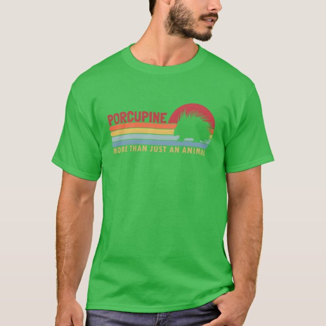 Camiseta Porcupine more than an Animal Spiked Animal Lover  (Anverso)