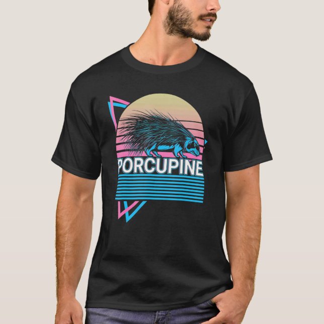 Camiseta Porcupine Retro (Anverso)