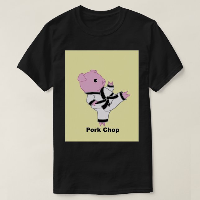 Camiseta Pork Chop Versión 2 Gráfico (Diseño del anverso)