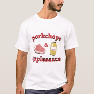 Camiseta porkchops y compota de manzanas