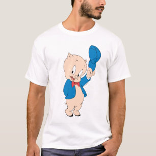 Camiseta Porky Pig   Gorra de ondeo