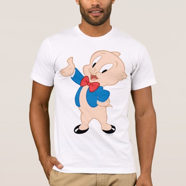 Camiseta Porky Pig | Pose Clásica (Anverso)