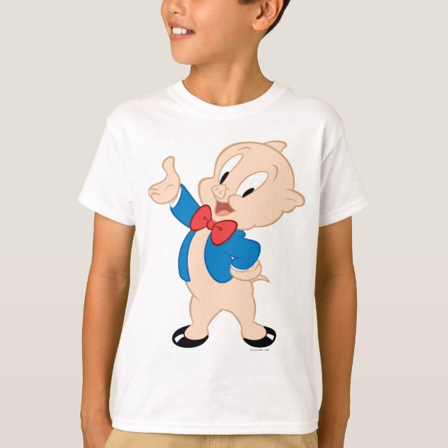 Camiseta Porky Pig | Pose clásico (Anverso)