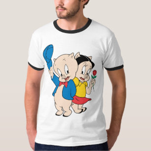 Camiseta Porky Pig y Petunia