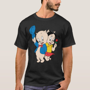 Camiseta Porky Pig y Petunia