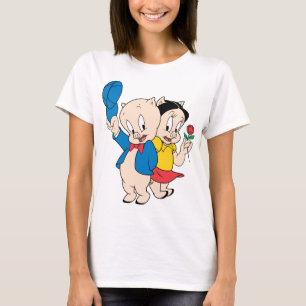 Camiseta Porky Pig y Petunia