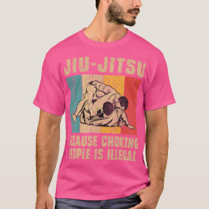 Camiseta Porque asfixiar personas es ilegal Bjj brasileño J
