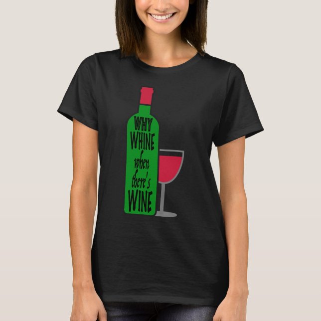 Camiseta Porqué Botella de Vino (Anverso)