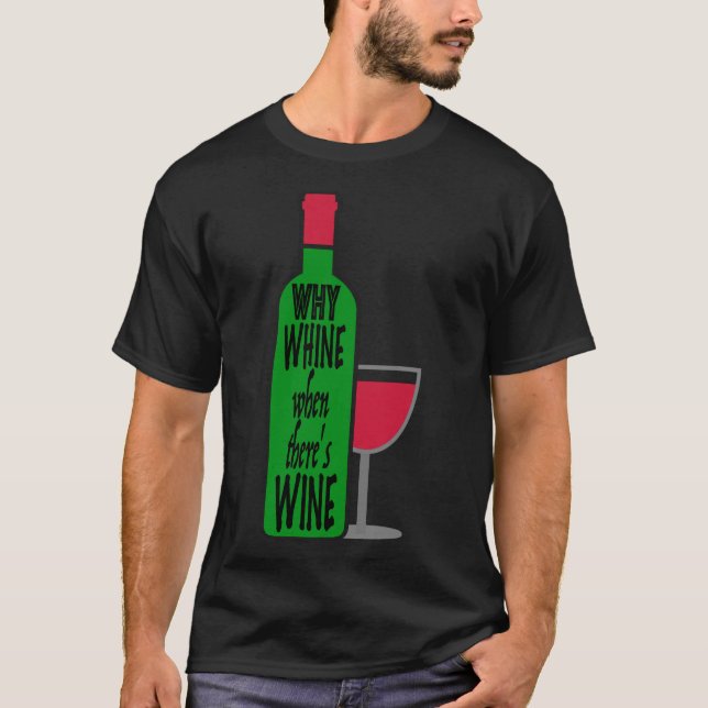 Camiseta Porqué Botella de Vino (Anverso)