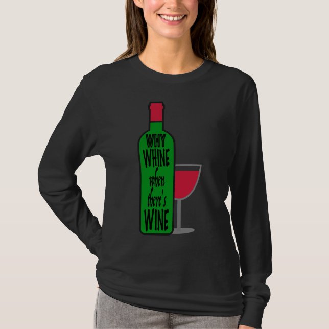 Camiseta Porqué Botella de Vino (Anverso)