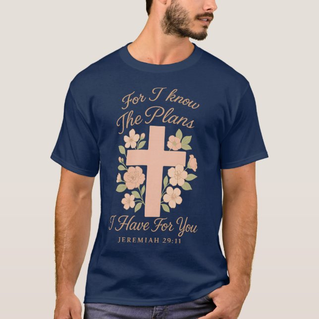 Camiseta Porque conozco los planes que tengo para ti (Anverso)