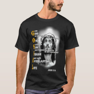 Camiseta Porque Dios Amó Tanto Al Mundo Que Dio Su Único H