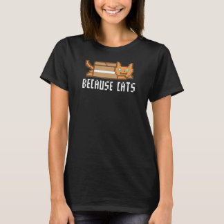 Camiseta Porque el Día Nacional del Gato de Gatos Gatos Gat