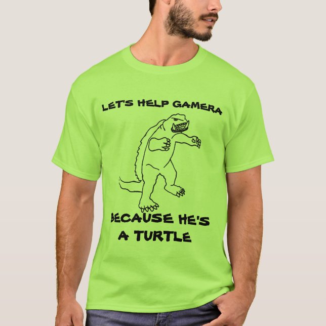 Camiseta Porque él es una tortuga (Anverso)