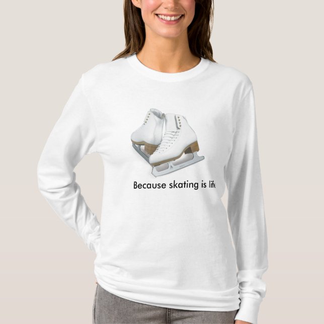Camiseta Porque el patinaje es vida (Anverso)