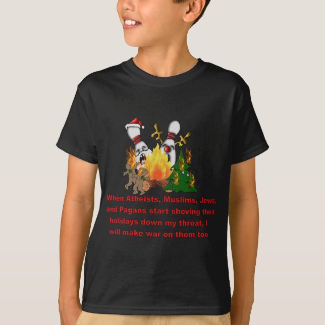 Camiseta Porqué hay guerra en navidad (Anverso)