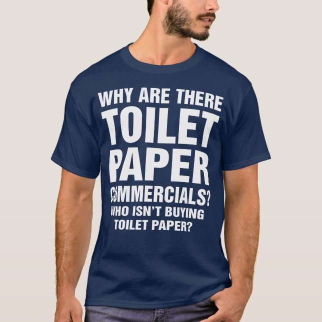Camiseta Porqué hay los anuncios publicitarios del papel (Anverso)