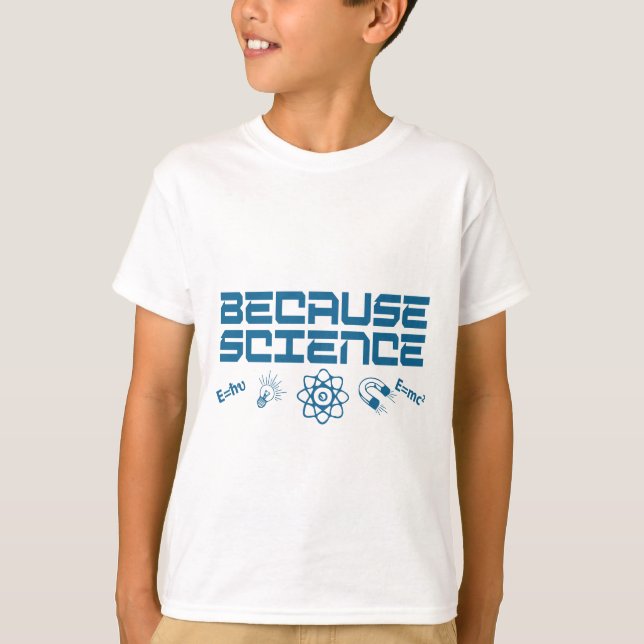 Camiseta Porque la ciencia (Anverso)