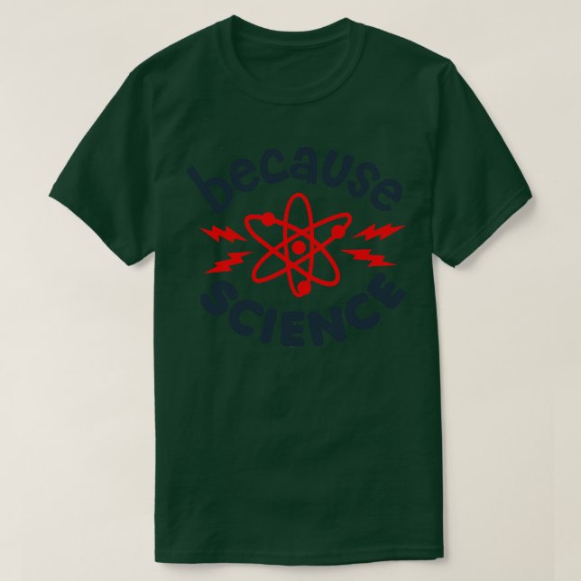 Camiseta Porque la ciencia (Diseño del anverso)