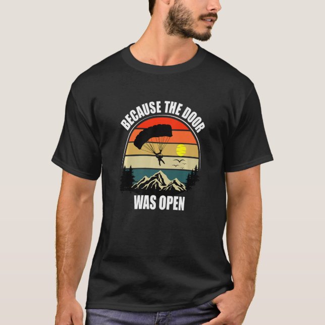 Camiseta Porque La Puerta Estaba Abierta - Prima De Buceo (Anverso)