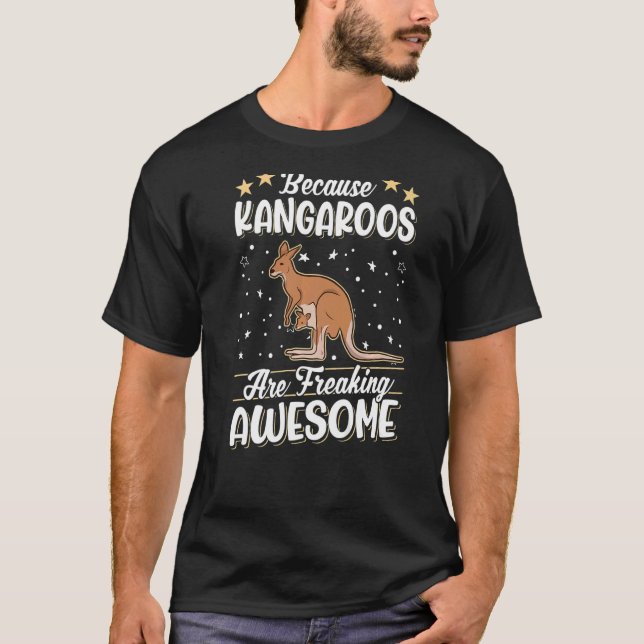 Camiseta Porque los canguros son increíblemente canguros (Anverso)