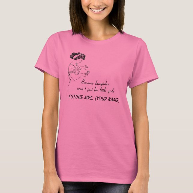 Camiseta Porque los cuentos de hadas no están apenas para (Anverso)