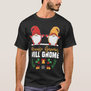 Camiseta Porque los nómadas se volverán divertidos navideño