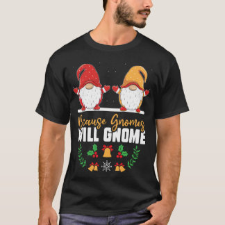 Camiseta Porque los nómadas se volverán divertidos navideño