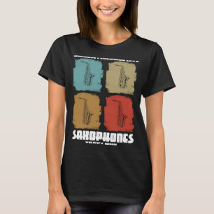 Camiseta porque me encanta el saxofón saxofón
