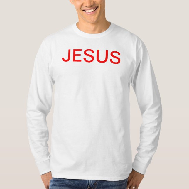 Camiseta Porqué murió Jesús (Anverso)