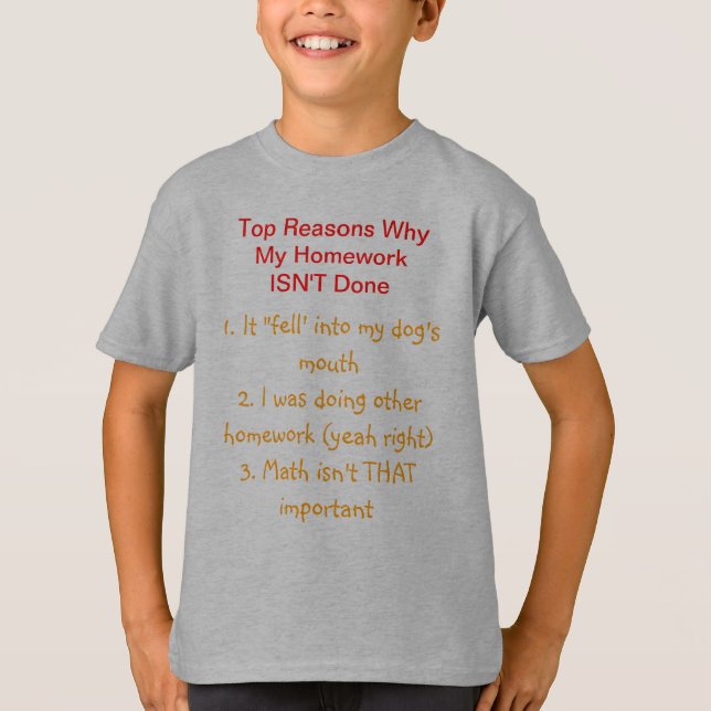 Camiseta Porqué no hice mi preparación (Anverso)