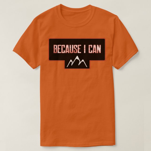 Camiseta Porque puedo (Diseño del anverso)