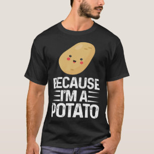 Camiseta Porque soy una patata vegetariana, fritos salvavid