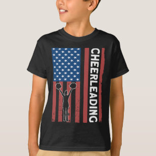 Camiseta Porrista bandera de EE. UU. Porristas